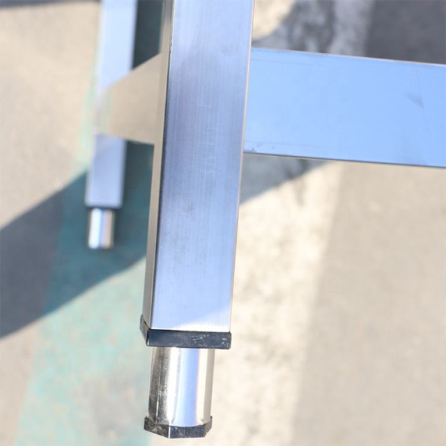 Detachable Two-Tier Stainless Steel Work Table for Commercial Kitchens