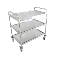 Three Tier Utility Trolley for Food Collection and Back of House Transport