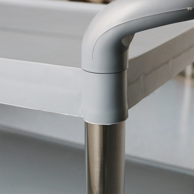 Commercial Catering Plastic Trolley TLTO3 5090 Three Layers with Braked Wheels