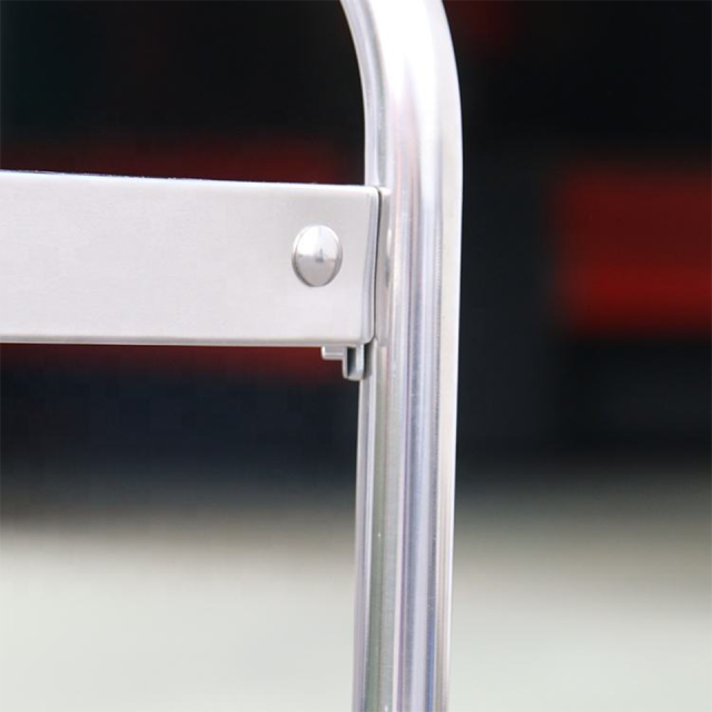 Food and Utility Transport Cart with 3 Stainless Steel Shelves