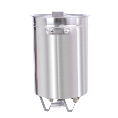 Stainless Steel Wheeled Waste Bin 50 to 100L LJT Series for Professional Kitchens