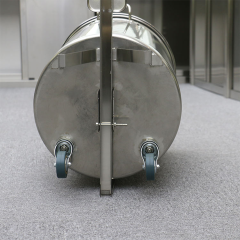 Stainless Steel Wheeled Waste Bin 50 to 100L LJT Series for Professional Kitchens