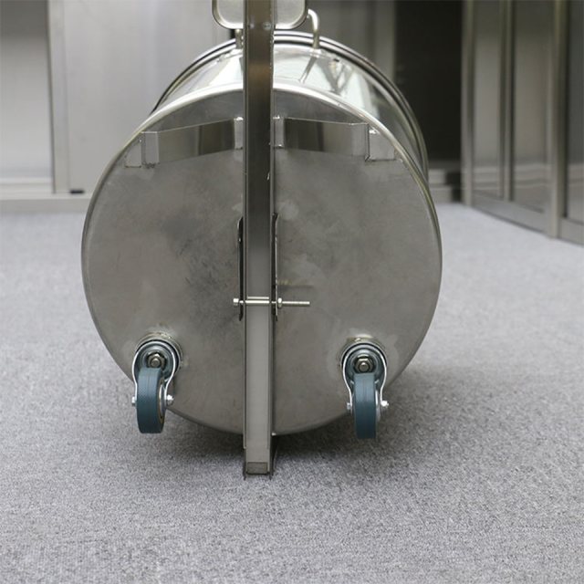 Stainless Steel Wheeled Waste Bin 50 to 100L LJT Series for Professional Kitchens