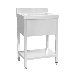 Compact Stainless Steel Single Bowl Sink for Restaurant Kitchens