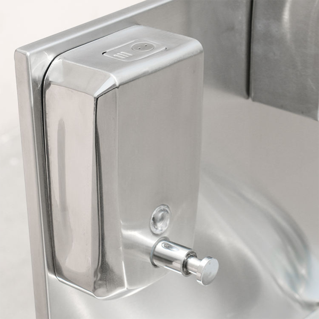 Stainless Steel Knee-Operated Hand Wash Sink XTSC-SP Single Bowl for Kitchens