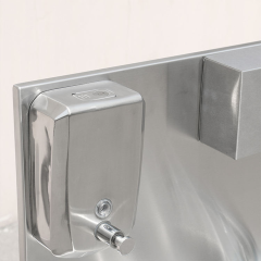 Stainless Steel Knee-Operated Hand Wash Sink XTSC-SP Single Bowl for Kitchens