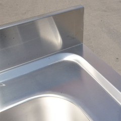 Single Bowl Stainless Steel Sink SUS304 with Shelf for Restaurants and Kitchens