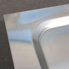 Single Bowl Stainless Steel Sink SUS304 with Shelf for Restaurants and Kitchens