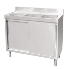 DSGSSXZLS Series Double Bowl Stainless Steel Sink for Restaurants and Catering