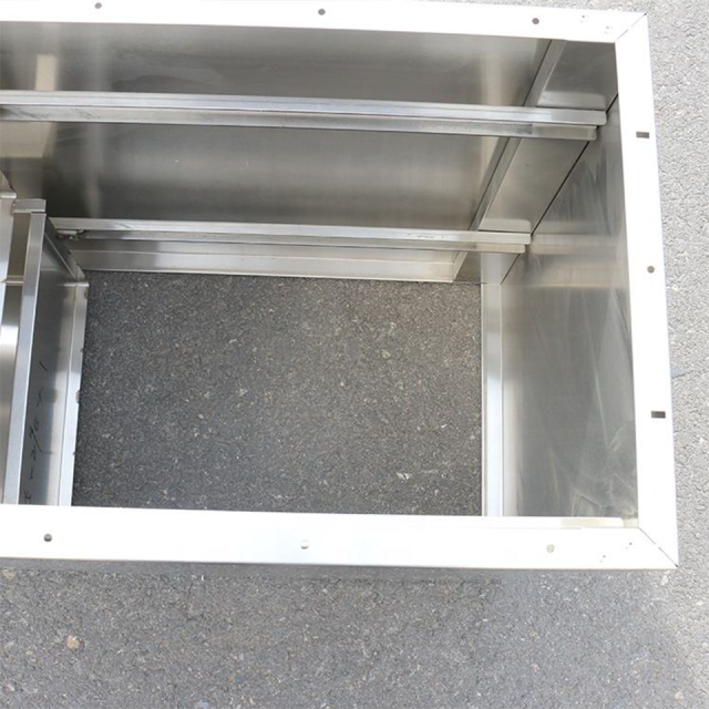 3-Tier Stainless Steel Kitchen Storage Drawer for Commercial Food Service