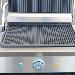 Electric Sandwich Grill E-DPX-11 Non-Stick Countertop Grill for Café and Snack Bar