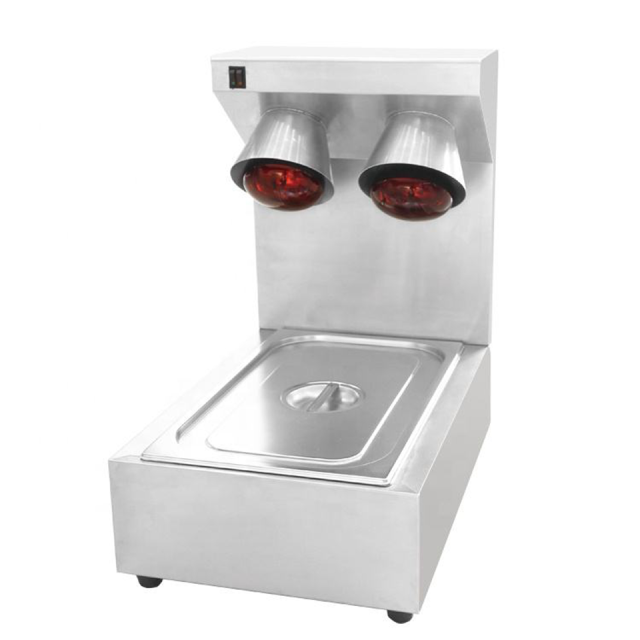 E-BWD-2C Dual-Head Infrared Food Warmer for Restaurants and Buffet Service