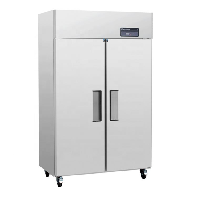 Double-Door Upright Refrigerator Freezer for Restaurants and Catering