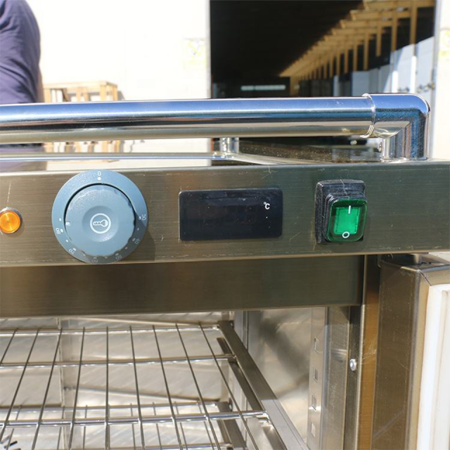 Commercial Food Warming Trolley Electric Heated Mobile Cabinet for Catering Service