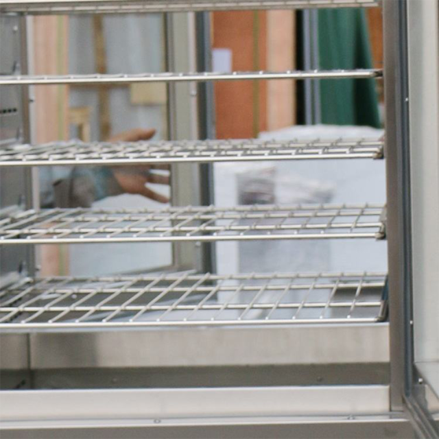 Commercial Glass Door Food Warming Trolley E-DBW-11-21-4B 500L for Catering Service