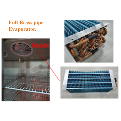 Two-Door Commercial Stainless Steel Upright Refrigerator Freezer for Catering Service