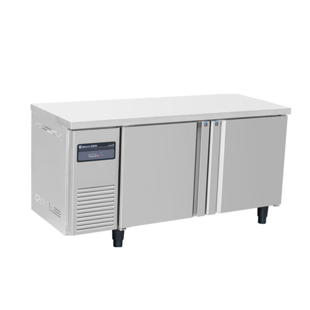 Two-Door Commercial Stainless Steel Upright Refrigerator Freezer for Catering Service