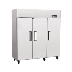 3 Door Upright Refrigerator for Foodservice Kitchens with Static Cooling