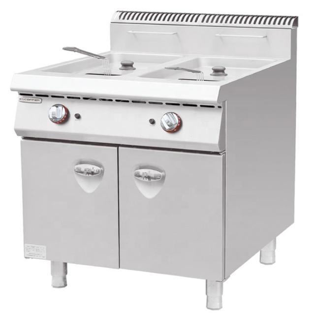 Commercial Gas Fryer XKE Double Tank for Foodservice Kitchens 31kW