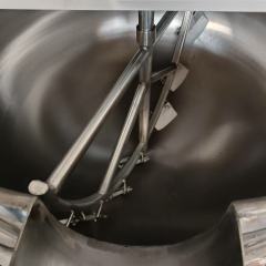 Gas Heated SUS304 Jacketed Kettle 100L to 600L Smart Control Tilting Cooking Pot