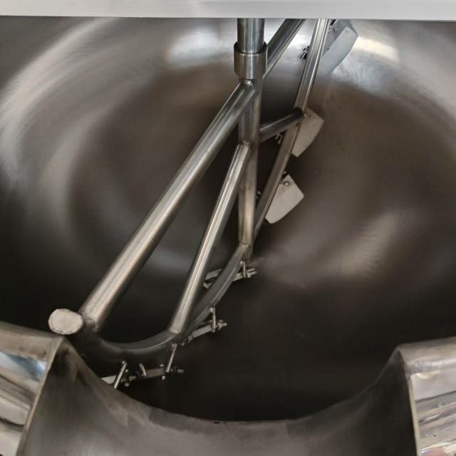 Gas Heated SUS304 Jacketed Kettle 100L to 600L Smart Control Tilting Cooking Pot