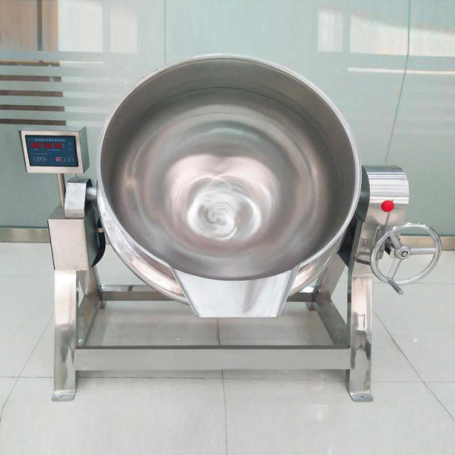Industrial SUS304-Steam Jacketed Cooking Kettle 50–800L Gas and Electric Models
