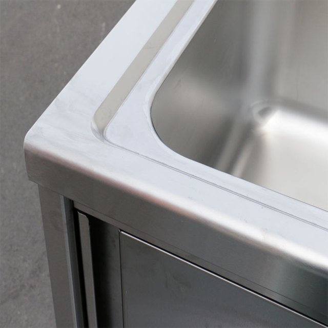 DSGSDXSC-7070 European-Style Single Sink with Cabinet for Commercial Kitchens