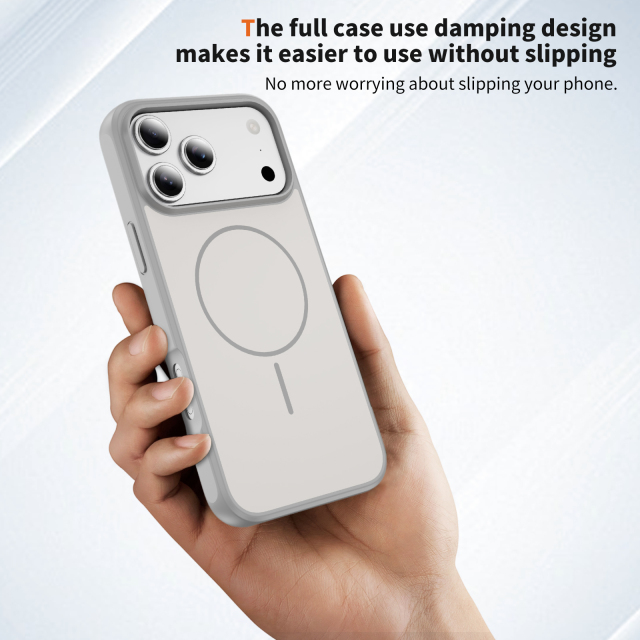 Eyeship Hot Selling Original Two-color Magnetic Phone case for IP 17 IP 17 air IP 17 Pro  IP 17 Promax Cover Orange