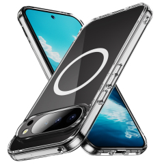 Strong Magnetic Clear Case High Quality Transparent Cover Anti-yellowing Shockproof  Case  TPU and PC Case for Pixel 10 Pro XL