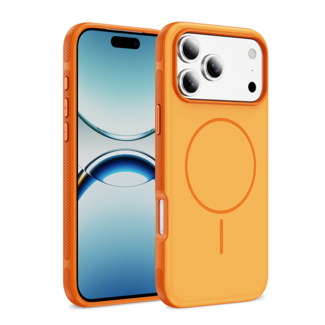 Hot Selling Original Two-color Magnetic Phone case for IP 17 IP 17 air IP 17 Pro  IP 17 Promax Cover Orange
