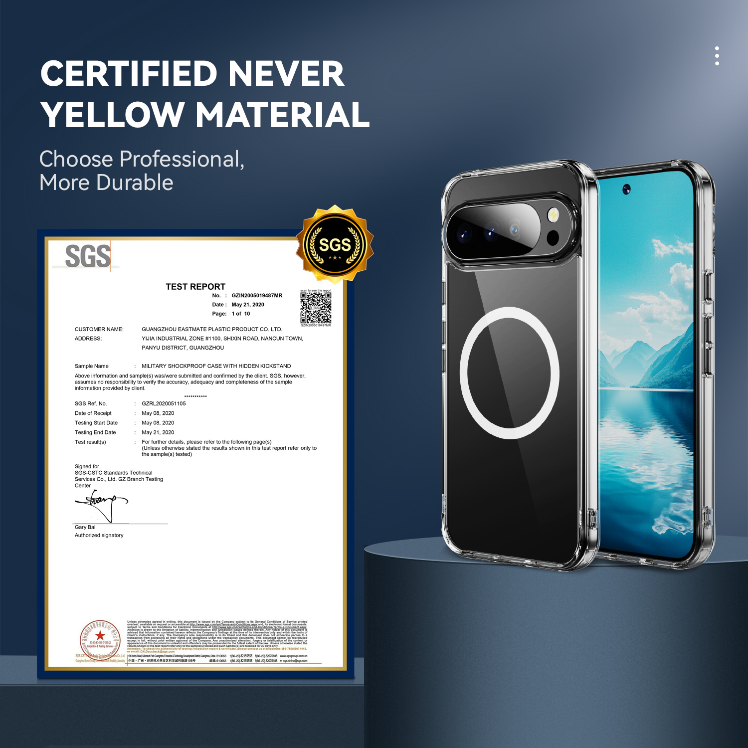 Strong Magnetic Clear Case High Quality Transparent Cover Anti-yellowing Shockproof  Case  TPU and PC Case for Pixel 10 Pro XL