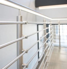 Crossbar Railing Horizontal Rod Bar System Stair Railing