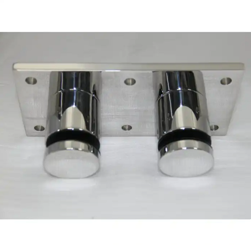Twins Glass Standoffs for Balcony