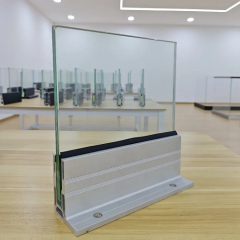 Aluminum Base Shoe Glass Deck Railing