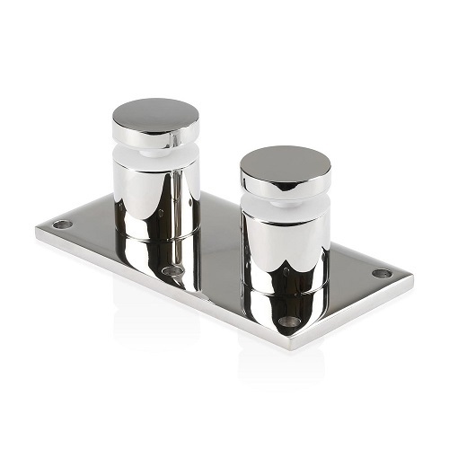 Twins Glass Standoffs for Balcony