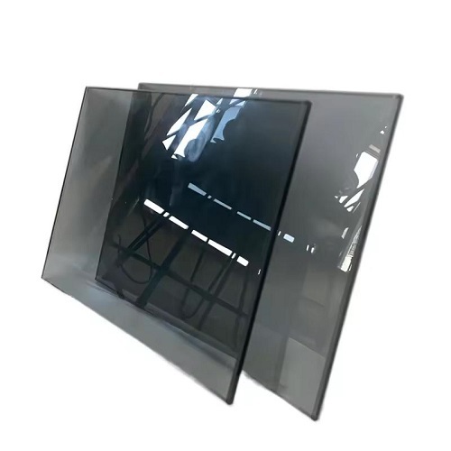 Black tinted tempered glass 10mm 12mm