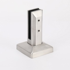 Floor mount square glass spigot