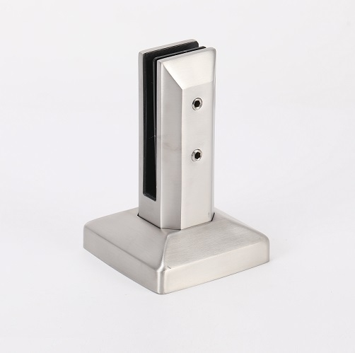 Floor mount square glass spigot