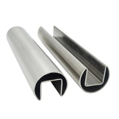 Glass Railing Round Top Handrail