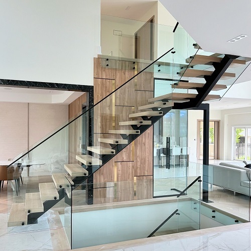 Standoff Glass Railing System