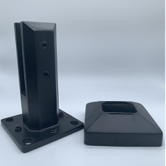 Matte Black Adjustable Glass Railing Spigot
