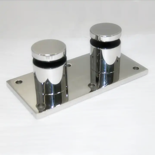 2" Glass Rail Standoff Fitting with Mounting Plate