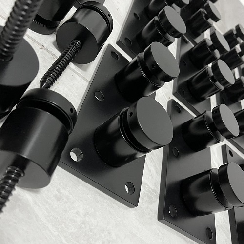 Heavy Duty Glass Railing Standoff with Mounting Plate