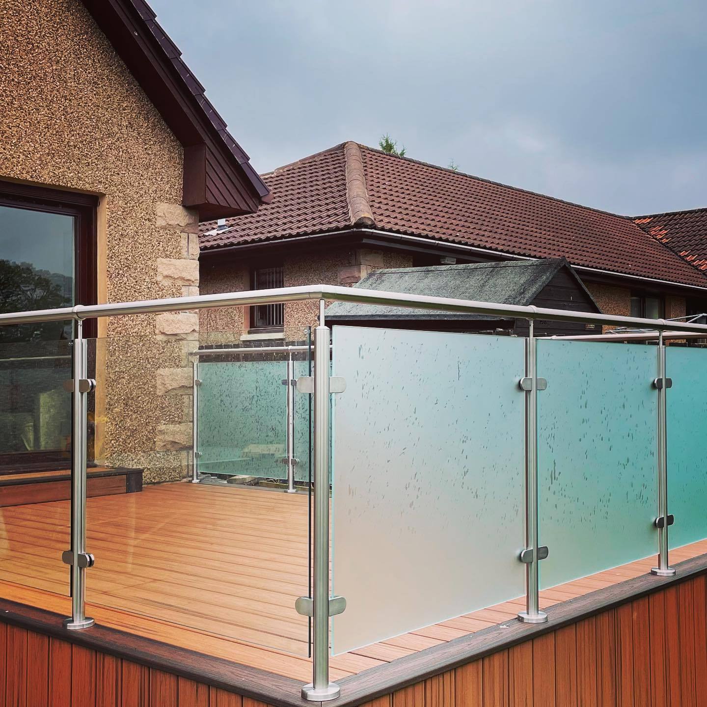 Glass Railing Post System