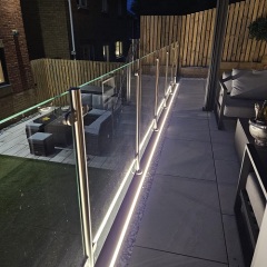 Glass Railing Post System