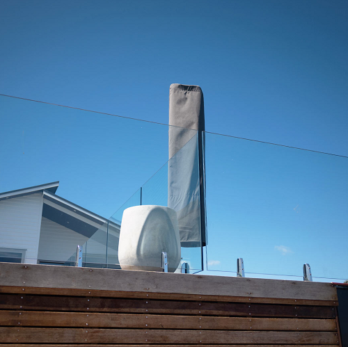 Swimming Pool Fence Oval Glass Spigot