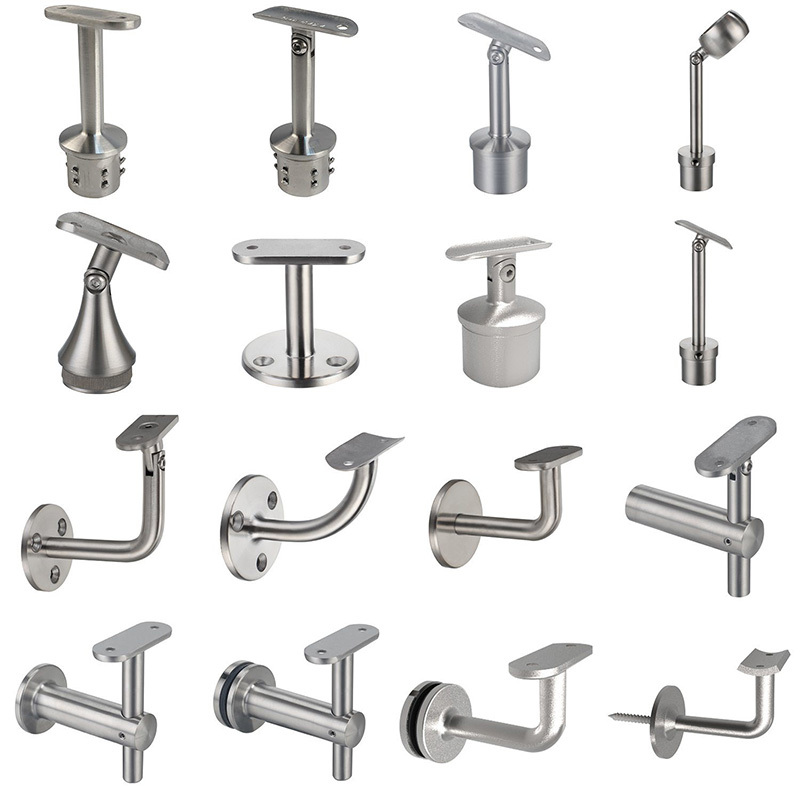 Stainless Steel Adjustable Glass to Handrail Bracket