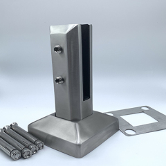 Square Base Mounted Adjustable Glass Spigot