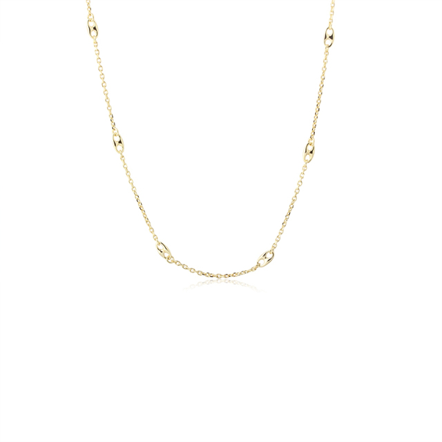 Gold-Tone 925 Silver Filigree Flower & Pearl Station Bracelet