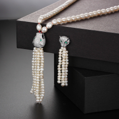 925 Sterling Silver Panther Head Bead for DIY Jewelry